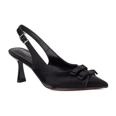 Torgeis Womens Natasha Pointed Toe Stiletto Heel Pumps