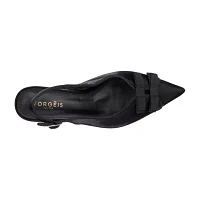 Torgeis Womens Natasha Pointed Toe Stiletto Heel Pumps