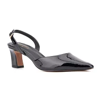 Torgeis Womens Jacqueline Block Heel Pumps