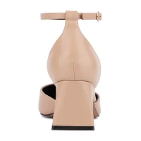 Torgeis Womens Vicki Block Heel Pumps