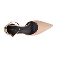 Torgeis Womens Vicki Block Heel Pumps
