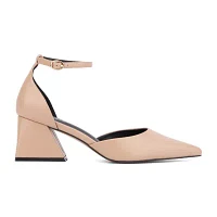 Torgeis Womens Vicki Block Heel Pumps