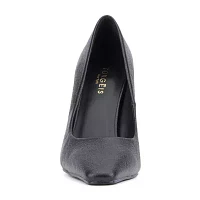 Torgeis Womens Kamana Flared Heel Pumps