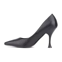 Torgeis Womens Kamana Flared Heel Pumps