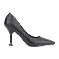 Torgeis Womens Kamana Flared Heel Pumps