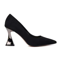Torgeis Womens Adena Flared Heel Pumps