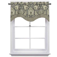 Waverly Clifton Hall Rod-Pocket Scalloped Valance