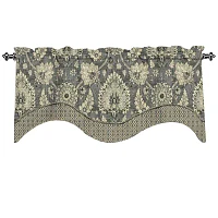 Waverly Clifton Hall Rod-Pocket Scalloped Valance