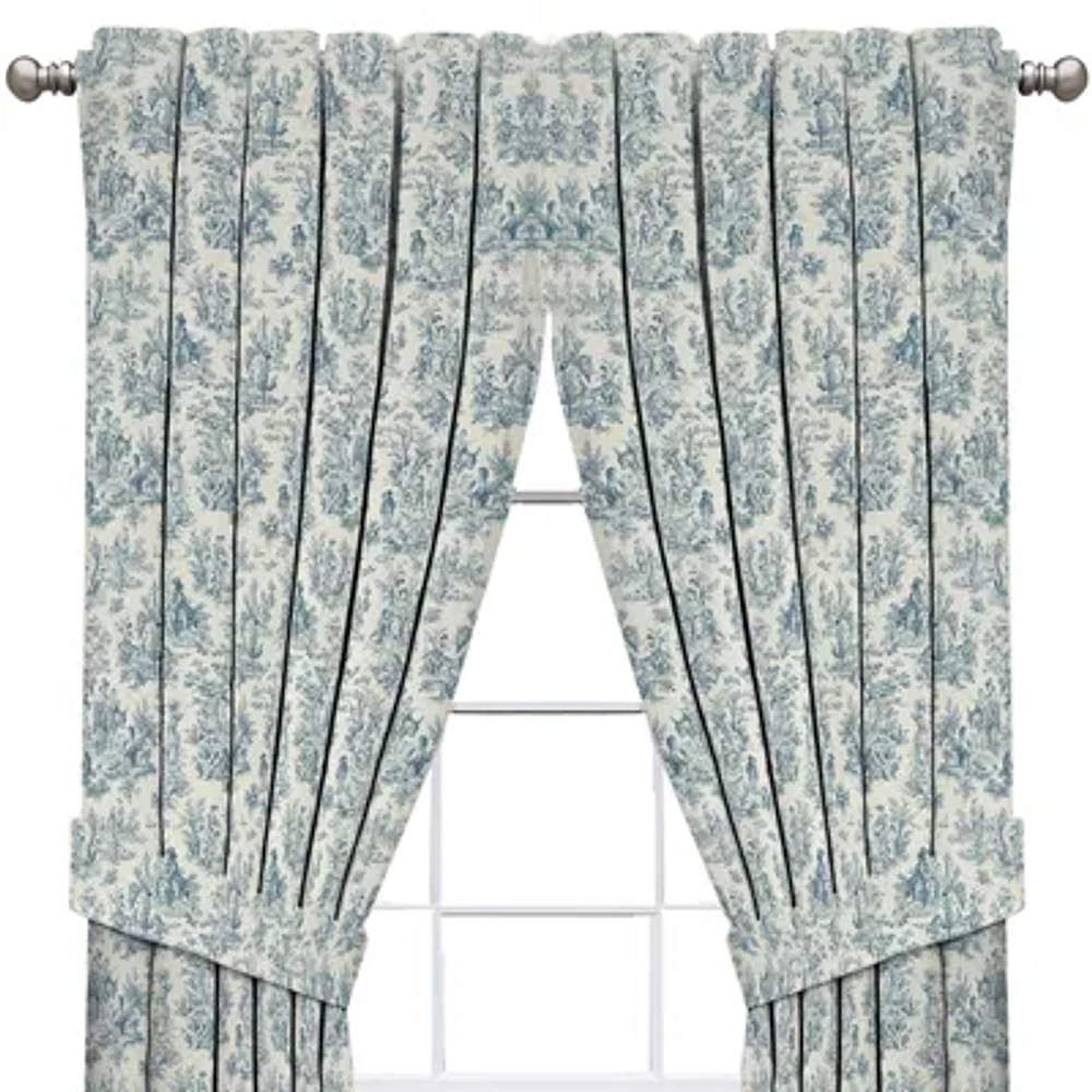 Waverly Charmed Life Light-Filtering Rod Pocket Single Curtain Panel