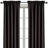 Eclipse Corin Blackout Rod Pocket Single Curtain Panel