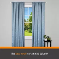 Kenney® Fast Fit™ Easy Install Shania Curtain Rod