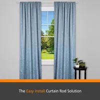 Kenney® Fast Fit™ Easy Install Swindell Curtain Rod