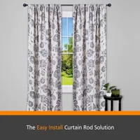 Kenney® Fast Fit™ Easy Install Dryden Curtain Rod