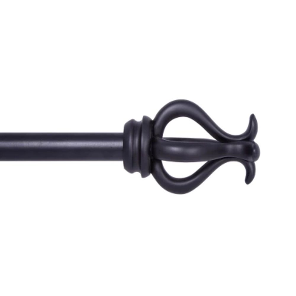 Kenney Kinsley Scroll 3/4 Adjustable Curtain Rod