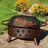 Sunnydaze Collection Portable Weather Resistant Fire Pit