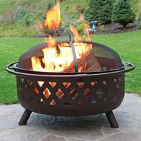 Sunnydaze Collection Portable Weather Resistant Fire Pit