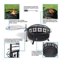 Sunnydaze Collection Portable Fire Pit