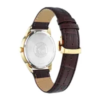 Citizen Mens Brown Leather Strap Watch Aw0092-07q