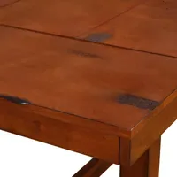 Distressed Dark Oak WoodKitchen Dining Table
