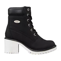 Lugz Womens Flat Heel Lace Up Clove Boots