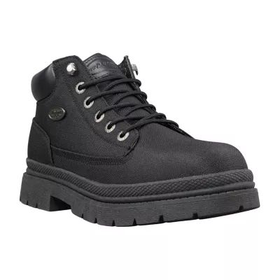 Lugz Mens Drifter Peacoat Block Heel Lace Up Boots
