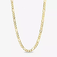 14K Gold Solid Figaro Chain Necklace