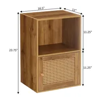 Wooden 24 In Accent Cabinet