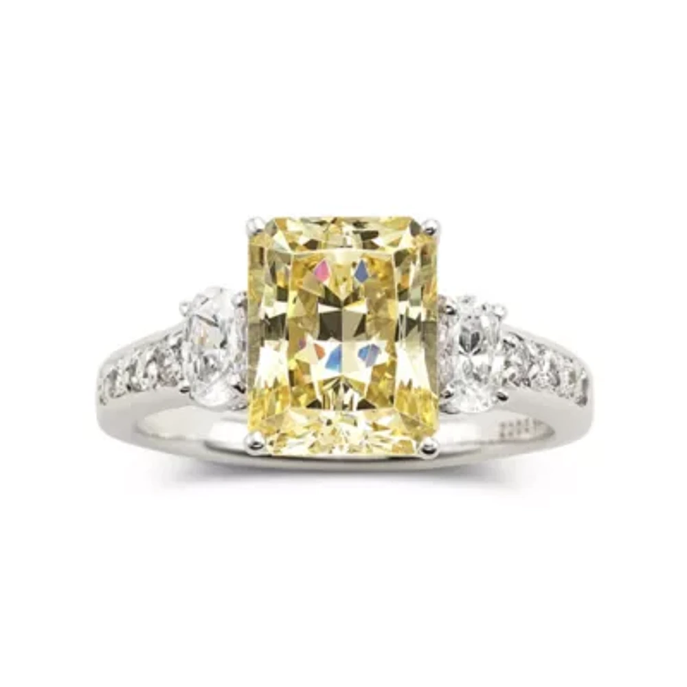 DiamonArt® Yellow Cubic Zirconia Ring