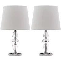 Gem Tiered Crystal Lamp- Set of 2