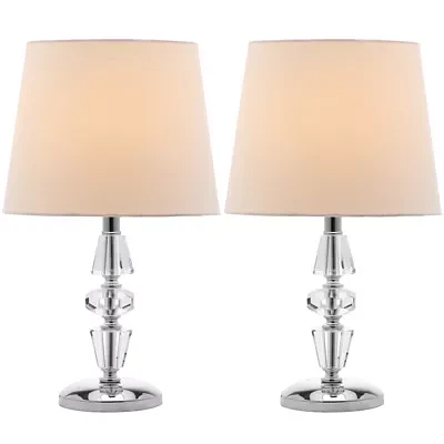 Gem Tiered Crystal Lamp- Set of 2