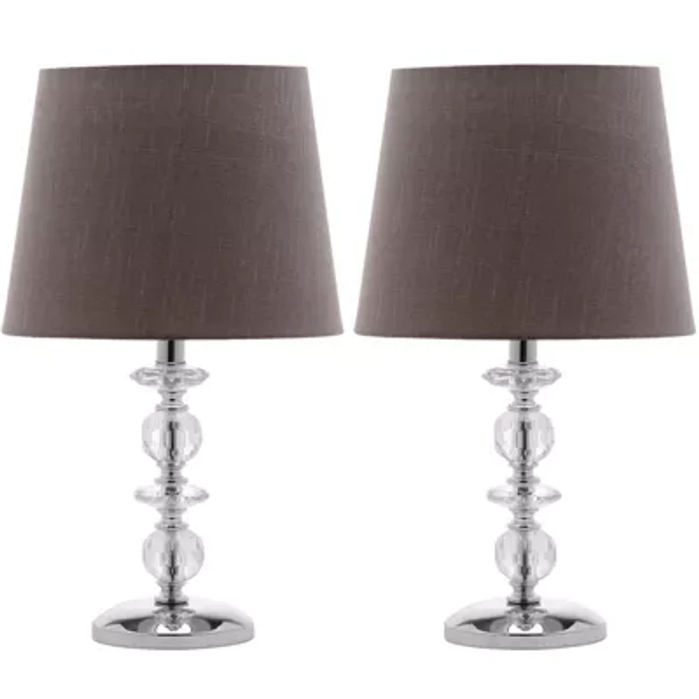 Celeb Stacked Crystal Orb Lamp- Set of 2