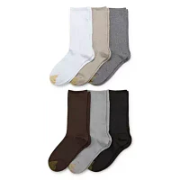 Gold Toe 6 Pair Crew Socks Womens
