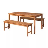Vincent Collection 3-pc. Weather Resistant Rectangular Dining Set