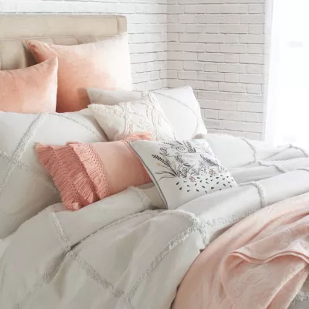 CHF Chenille Lattice Duvet Cover