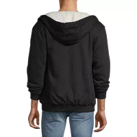 Sherpa-Lined Hoodie Jacket