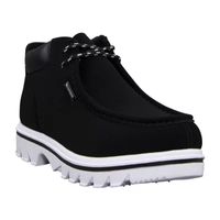 Lugz Mens Fringe Flat Heel Lace Up Boots