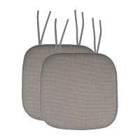 Sweet Home Collection Honeycomb With Ties Dining Cushions