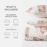 Casual Comfort Patchwork Reversible Quilt Set