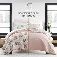 Casual Comfort Patchwork Reversible Quilt Set