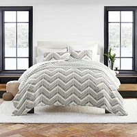 Casual Comfort Chevron Reversible Quilt Set