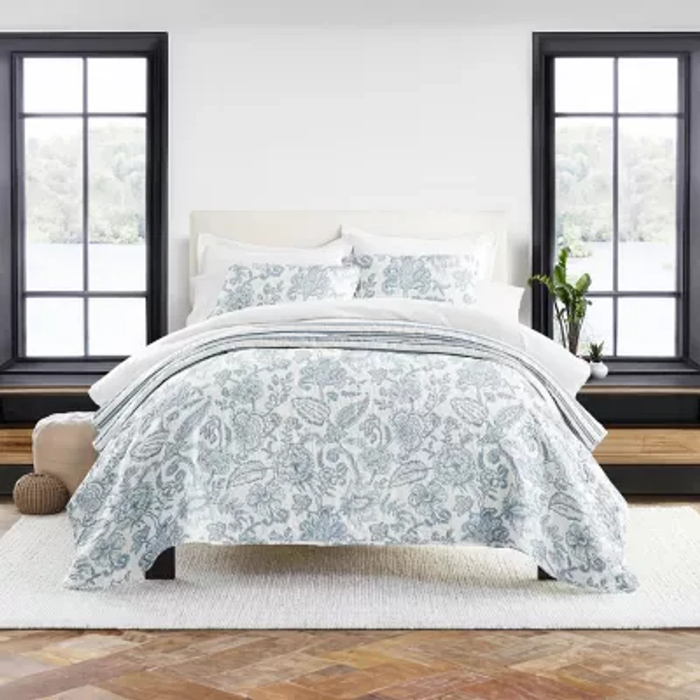 Casual Comfort Jacobean Reversible Quilt Set