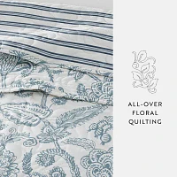 Casual Comfort Jacobean Reversible Quilt Set