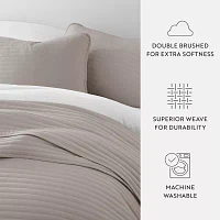 Casual Comfort Stripe Stitch Quilt Set