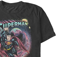 Mens Short Sleeve Superman Graphic T-Shirt