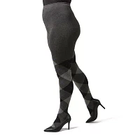 MeMoi Textured Argyle Sweater 1 Pair Tights