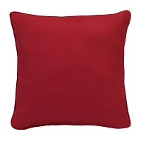 Outdoor Dècor 18 X 18 In Solid Olefin Textured Square Throw Pillows