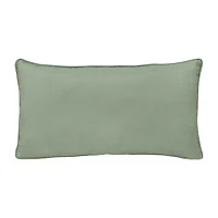 Outdoor Dècor 14 X 26 In Solid Olefin Textured Lumbar Rectangular Throw Pillows