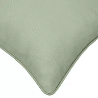 Outdoor Dècor 14 X 26 In Solid Olefin Textured Lumbar Rectangular Throw Pillows