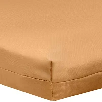Outdoor Dècor 22 X 73 In Solid Olefin Textured Lounger Mustard Fade Resistant Patio Chair Cushions