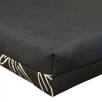 Outdoor Dècor 19 X 42 In Printed High Back Black And White Fade Resistant Patio Chair Cushions